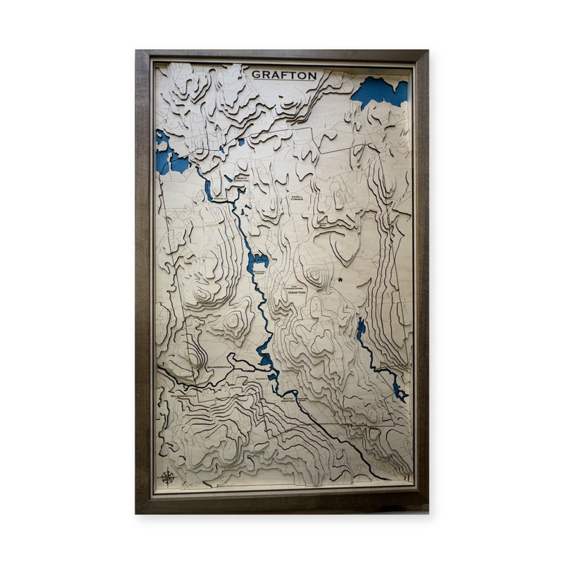 Grafton, Massachusetts Topographic Wood Map — plain-background photo [MC20261006 q4133 9644d1f7eef8]