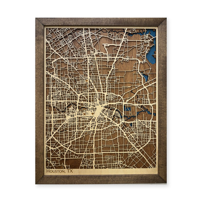 Houston, Texas Wood City Map — plain-background photo [MC20261006 q4165 0a9d59bf70fe]