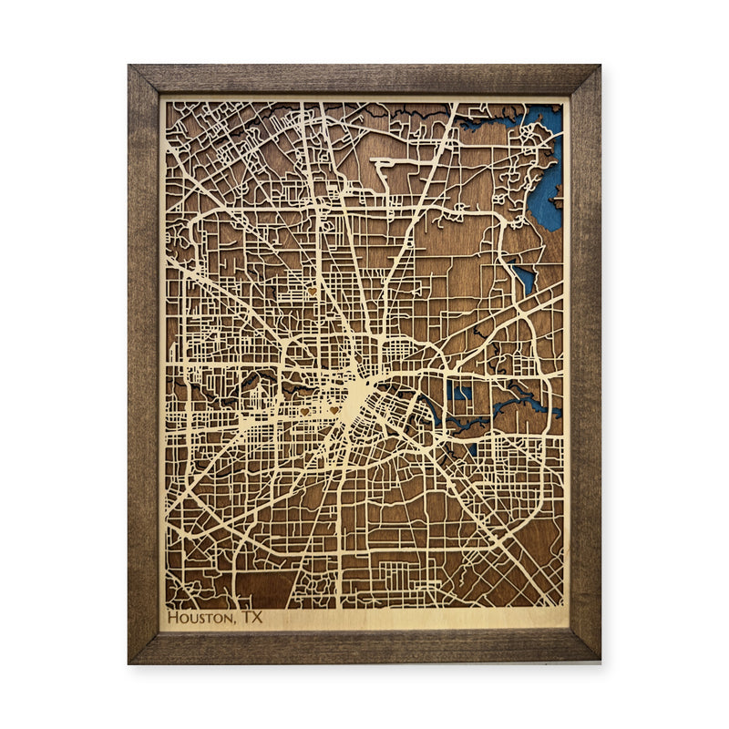 Houston, Texas Wood City Map — plain-background photo [MC20261006 q4165 0a9d59bf70fe]