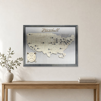Professional Baseball Stadium Travel Map — room mockup [MC20261006 q4174 fc063906db4d]