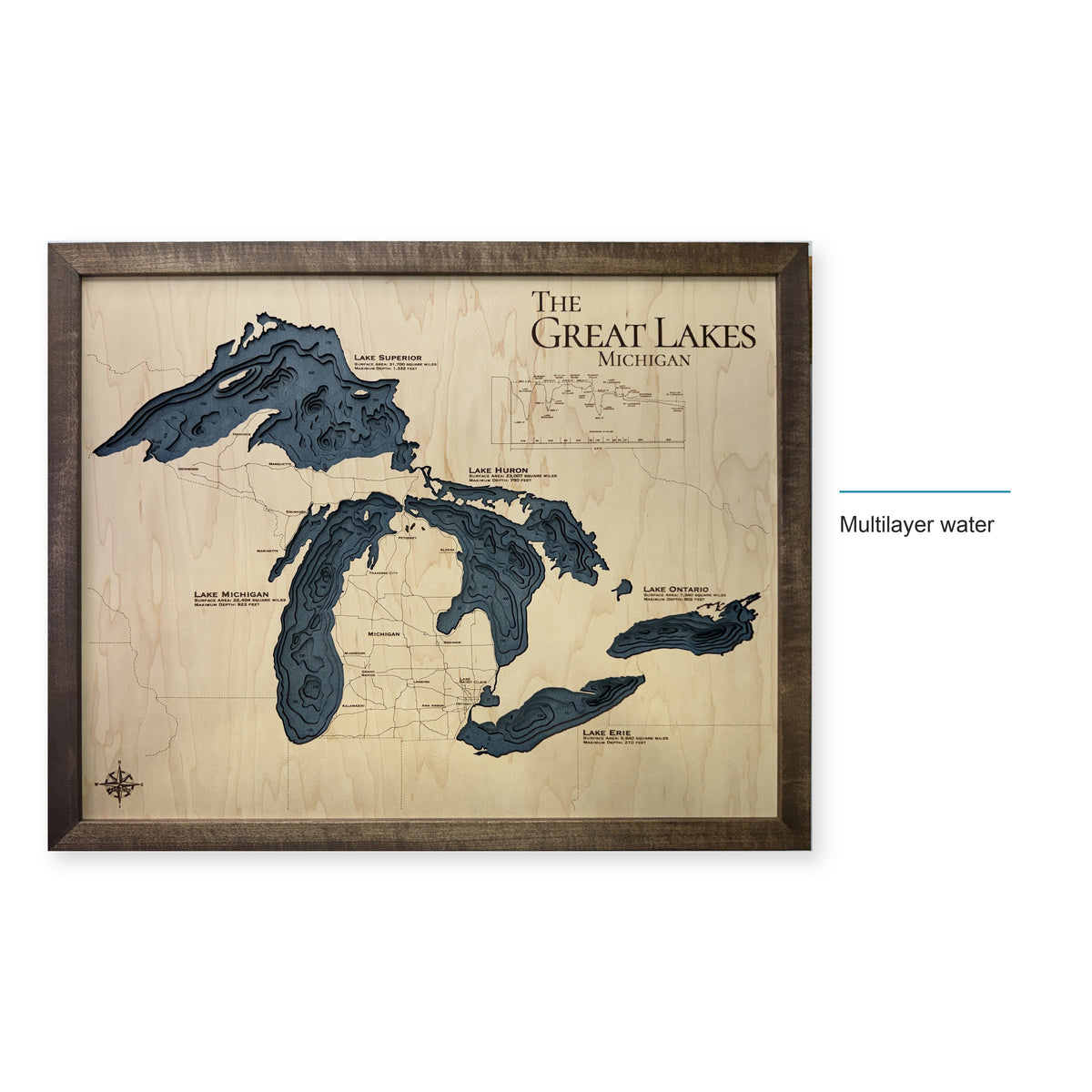 Great Lakes Wood Map — style-labeled photo [MC20261006 q4224 d1ed1642520d]