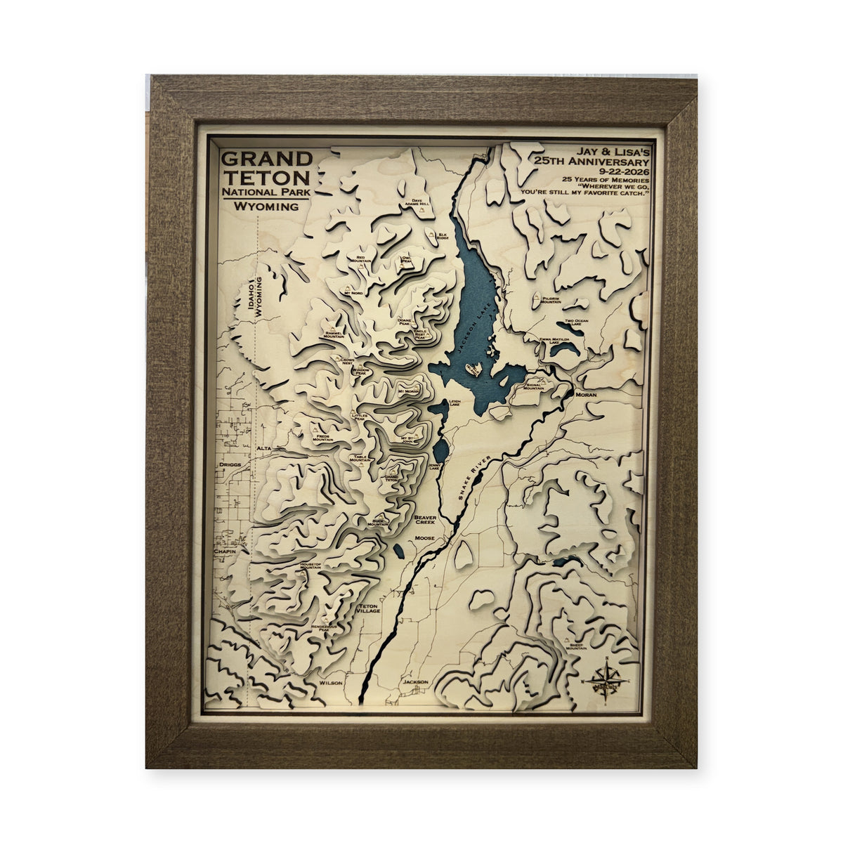 Grand Teton National Park, Wyoming Topographic Wood Map — plain-background photo [MC20261006 q4256 4863949d3280]