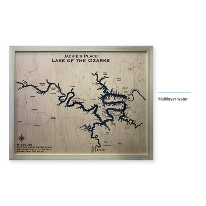 Lake of the Ozarks Wood Map — style-labeled photo [MC20261006 q4303 8e766a26b70e]
