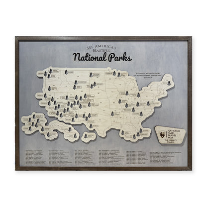 National Park Travel Map — Layered land with park markers main photo [MC20261006 q4325 fb850c7ffb06]