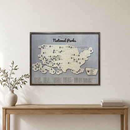 National Park Travel Map — room mockup [MC20261006 q4325 5fb9ec8f6c9d]