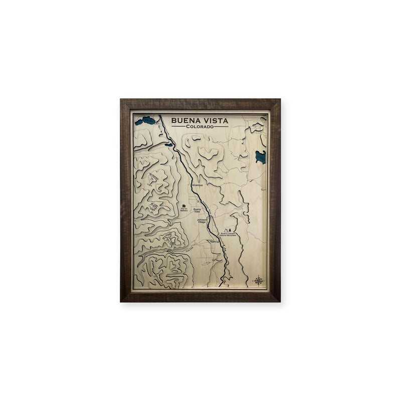 Buena Vista Colorado Topographic Wood Map — plain-background photo [MC20261007 q0948 cabd02f54ab8]