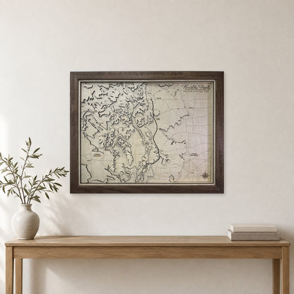Denver and Angel Fire Colorado New Mexico Topographic Wood Map — room mockup [MC20261007 q1012 69326f31116d]