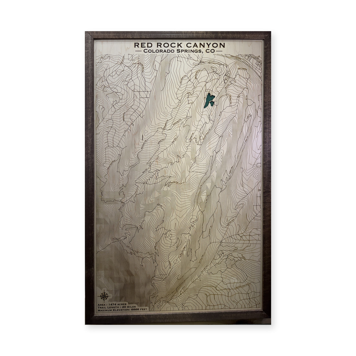 Red Rock Canyon Colorado Springs Topographic Wood Map — plain-background photo [MC20261007 q1014 047ab35f4ec2]