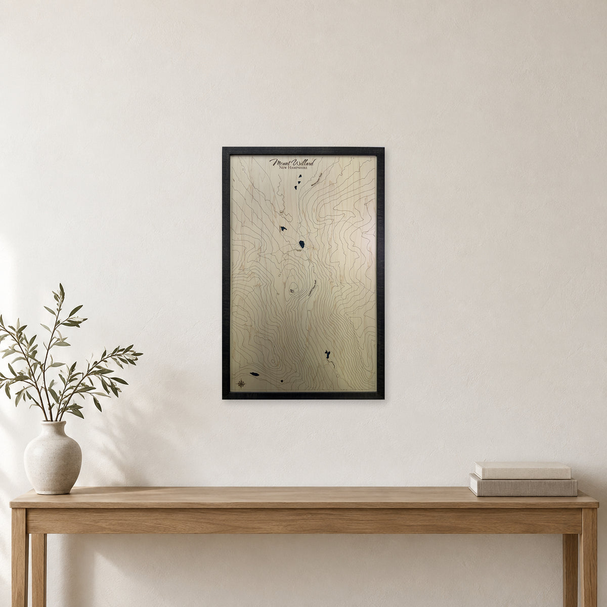 Mount Willard New Hampshire Topographic Wood Map — room mockup [MC20261007 q1019 f9200cb77262]