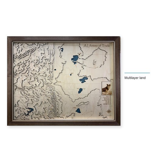 Boulder Colorado Topographic Multilayer Wood Map — style-labeled photo [MC20261007 q1301 e92ba44c889c]