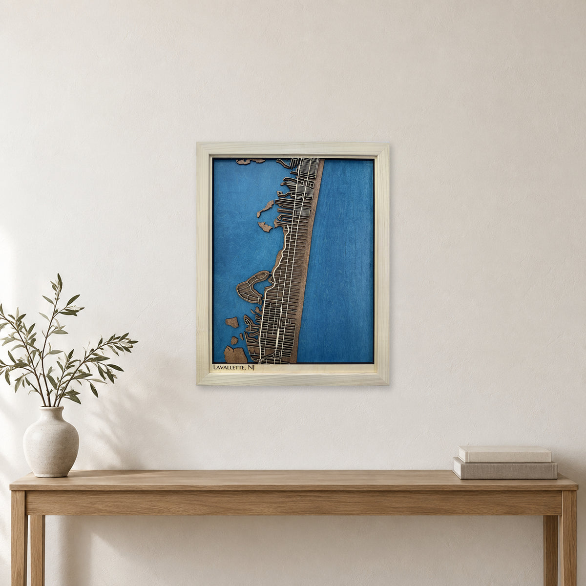 Lavallette New Jersey Wood City Map — room mockup [MC20261007 q1543 6d85ccc75b57]