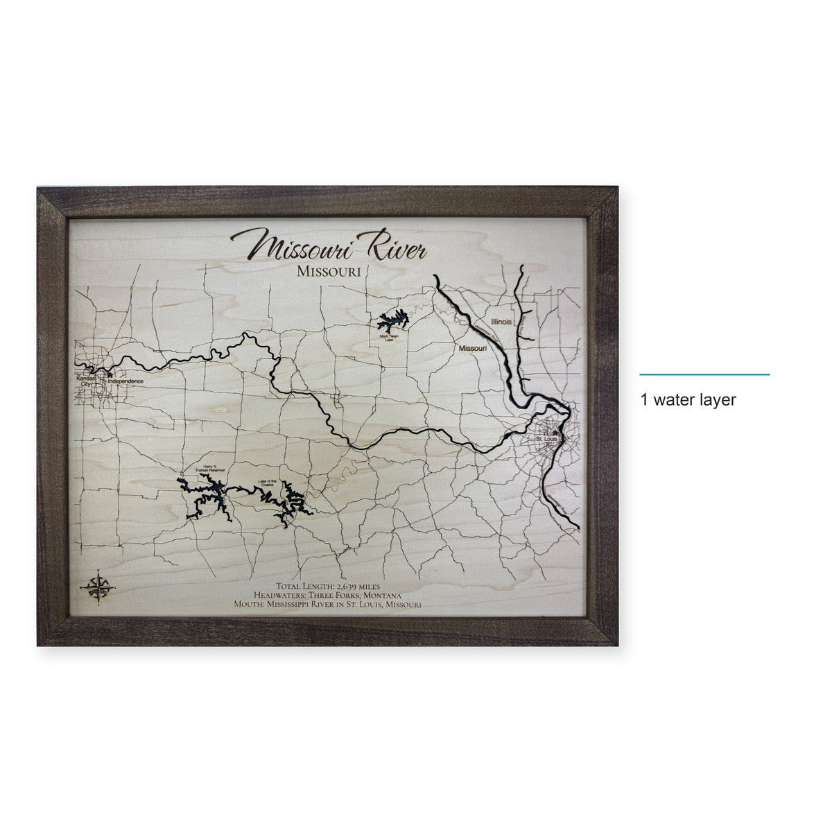 Missouri River Missouri Wood Map — style-labeled photo [MC20261007 q2334 ea0d500a564e]
