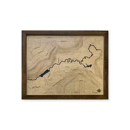 Duck Creek Village Utah Topographic Wood Map — plain-background photo [MC20261007 q2607 b27600d64c79]