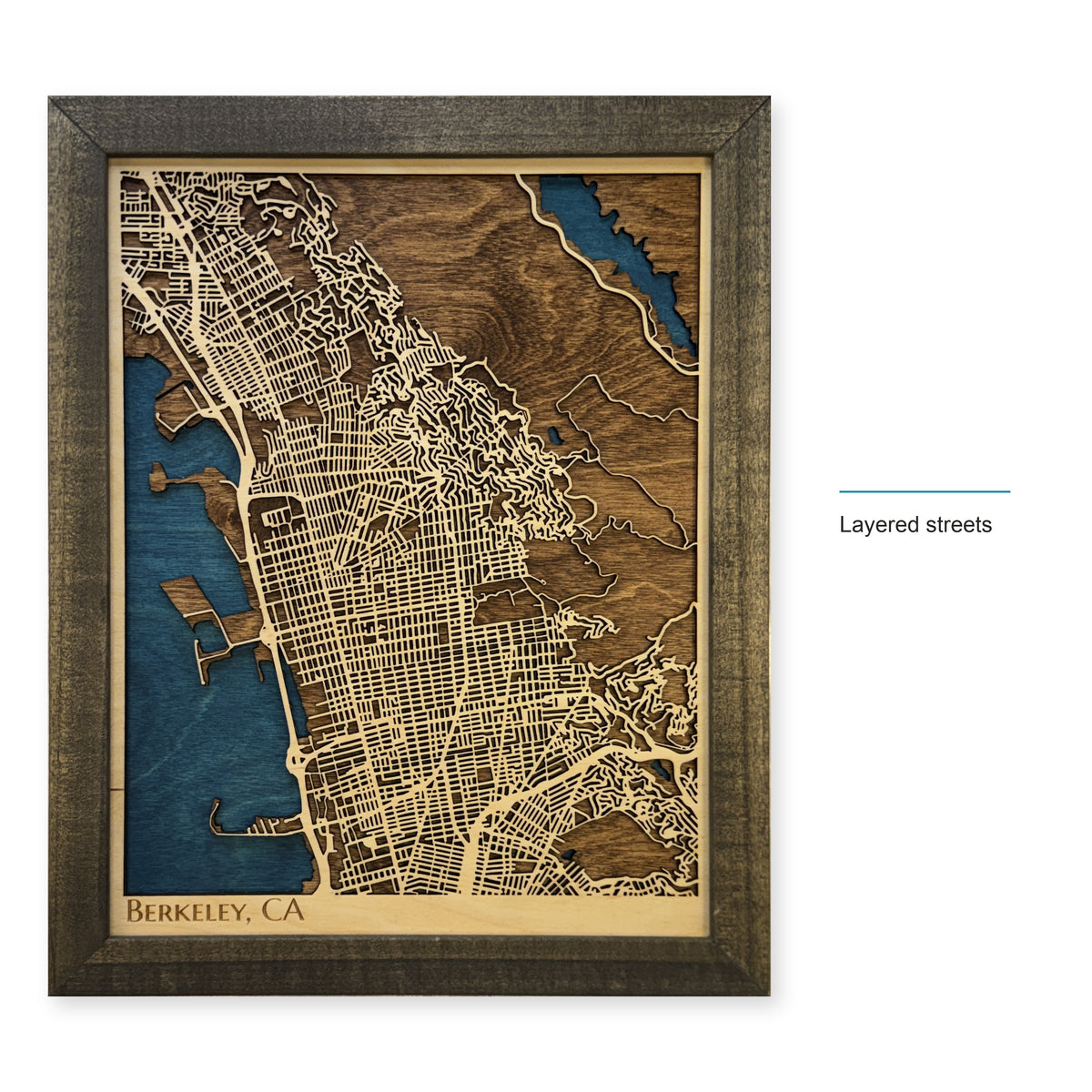 Berkeley California Wood City Map — style-labeled photo [MC20261007 q2939 ef56b3d76204]