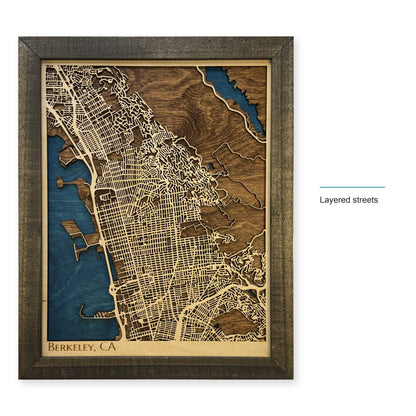 Berkeley California Wood City Map — style-labeled photo [MC20261007 q2939 ef56b3d76204]
