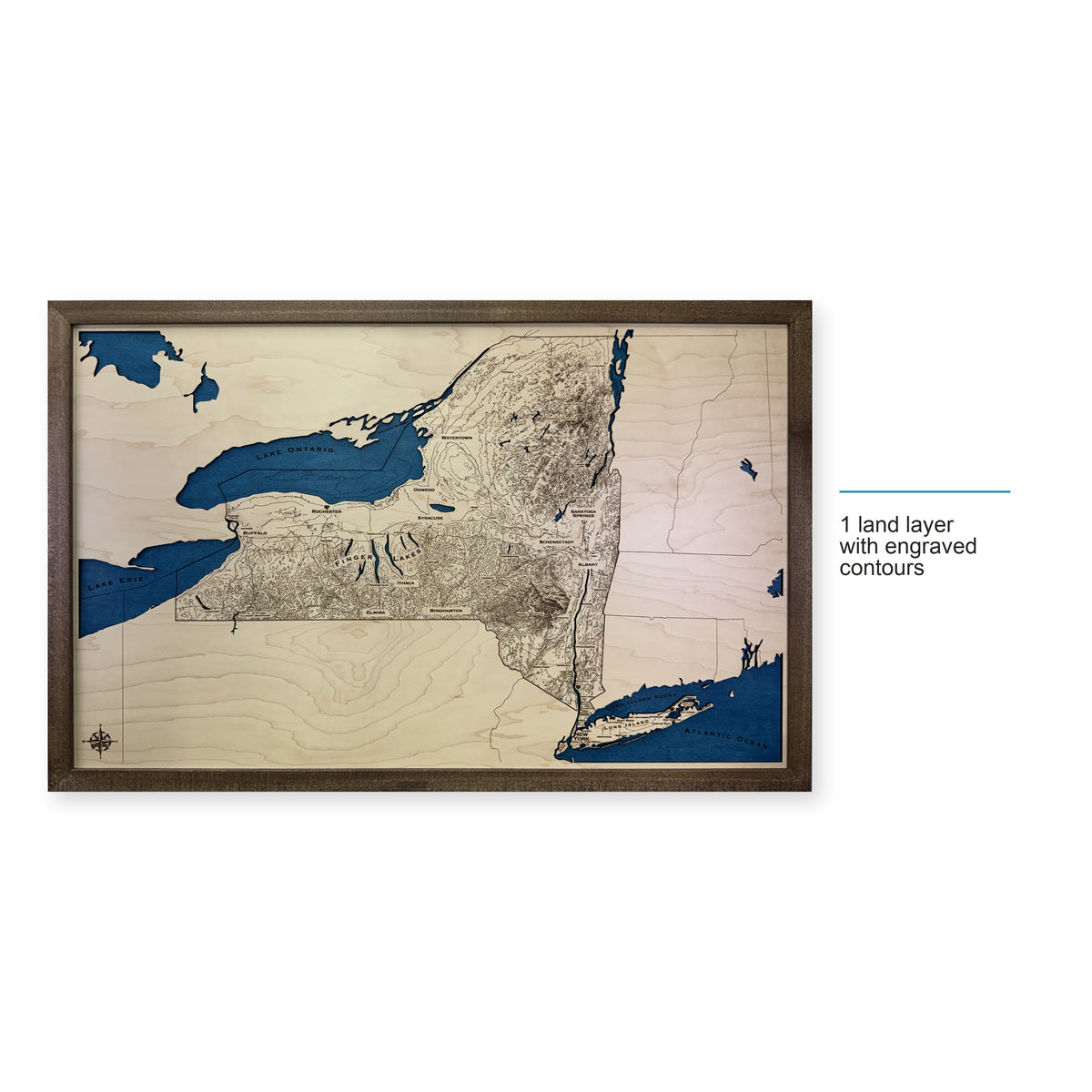 New York State Topographic Wood Map — style-labeled photo [MC20261007 q3034 1c850fa9bb93]