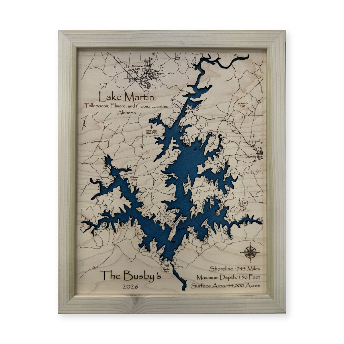 Martin Busby wood map — single layer, white background