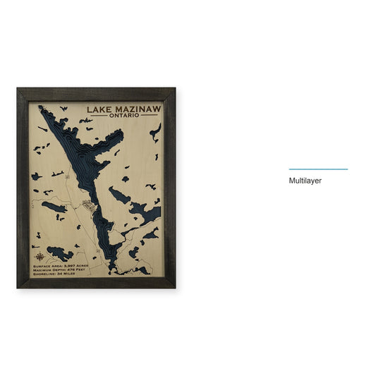 Mazinaw Wallace wood map — multilayer, layer option shown