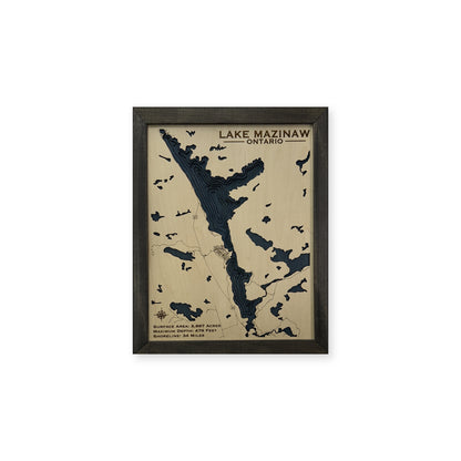 Mazinaw Wallace wood map — multilayer, white background