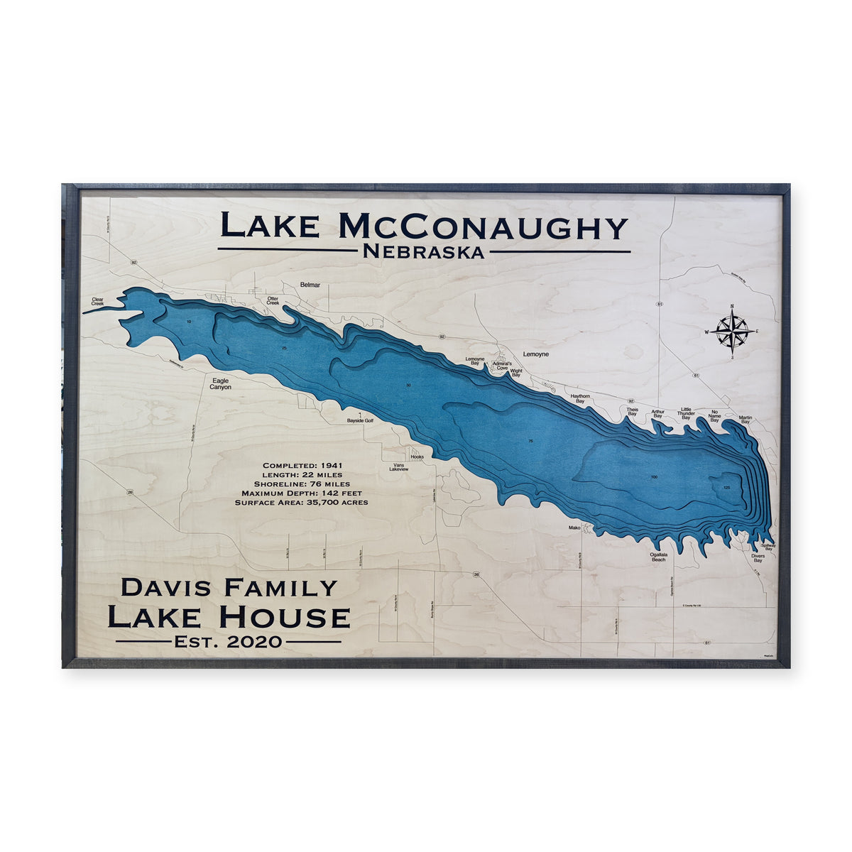 Mcconaughy Davis wood map — multilayer, white background