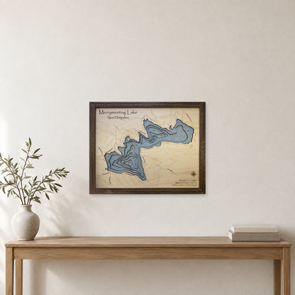 Merrymeeting Lake wood map — multilayer, staged room mockup