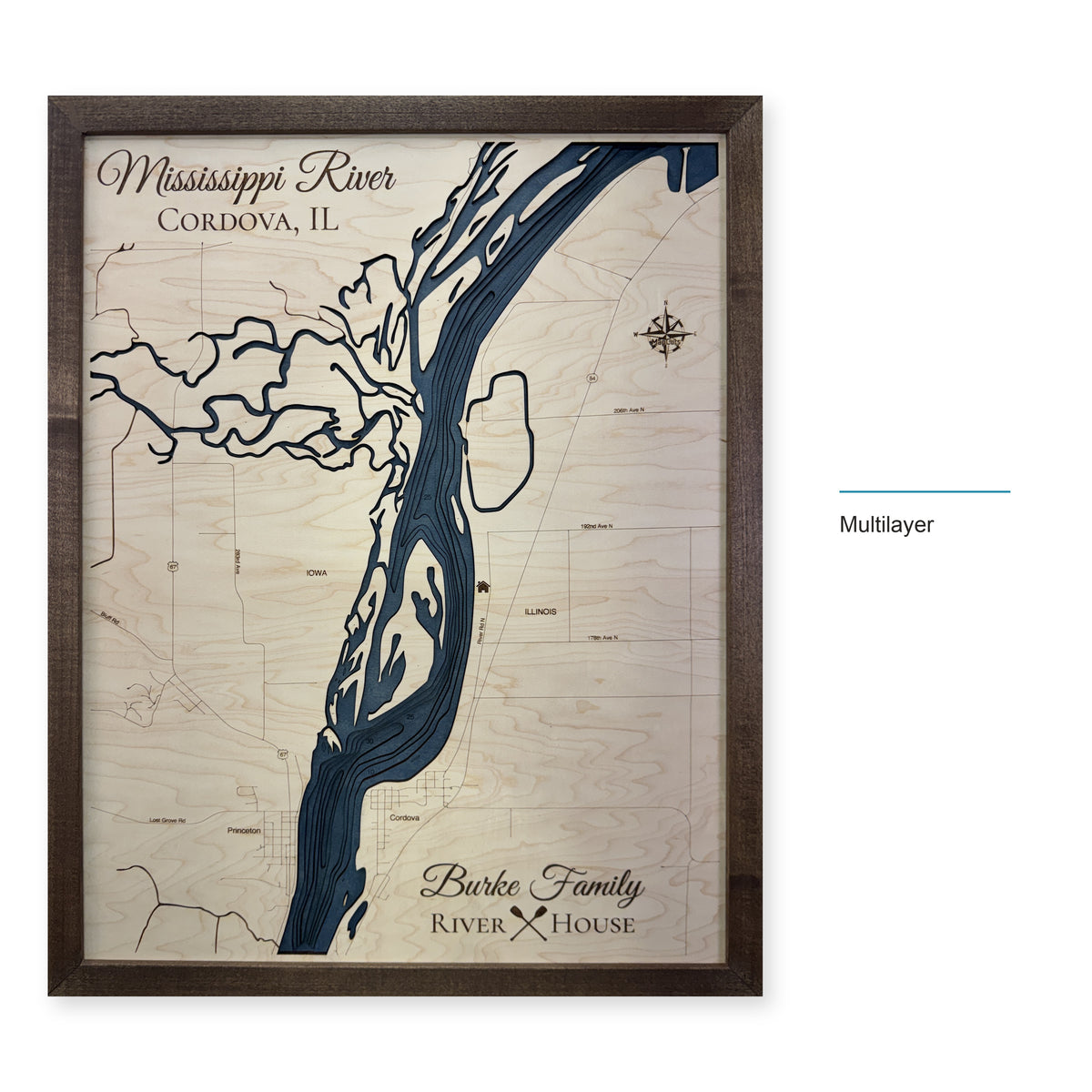 Mississippi Burke wood map — multilayer, layer option shown