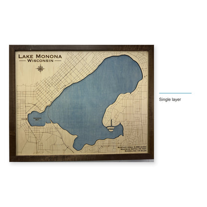 Monona Thiede wood map — single layer, layer option shown