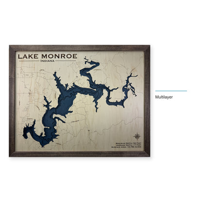Monroe Walnut Multi wood map — multilayer, layer option shown