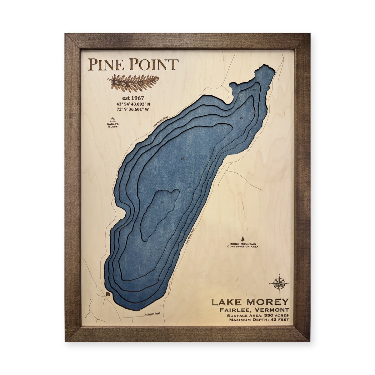 Morey Pine Point wood map — multilayer, white background