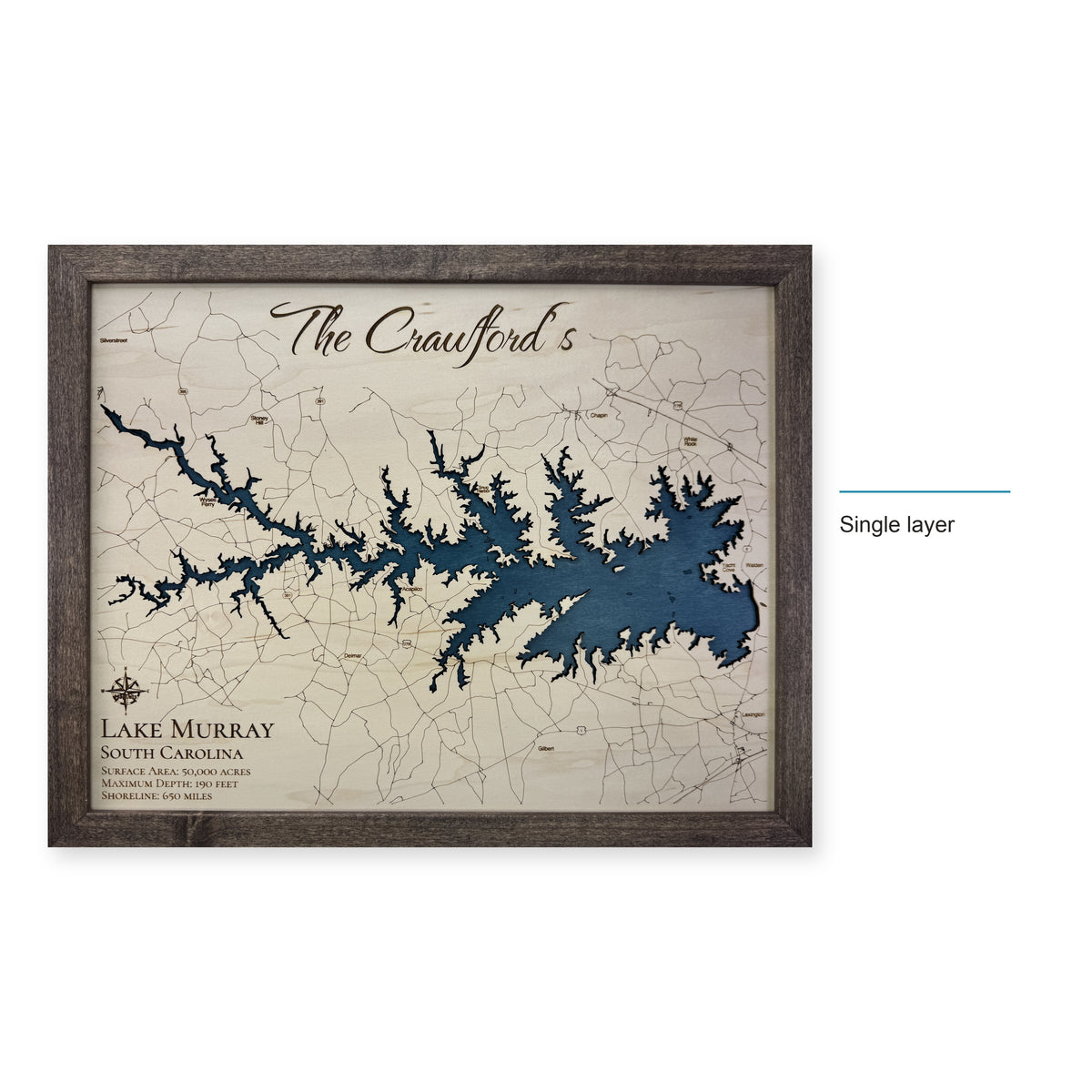 Murray Crawford wood map — single layer, layer option shown