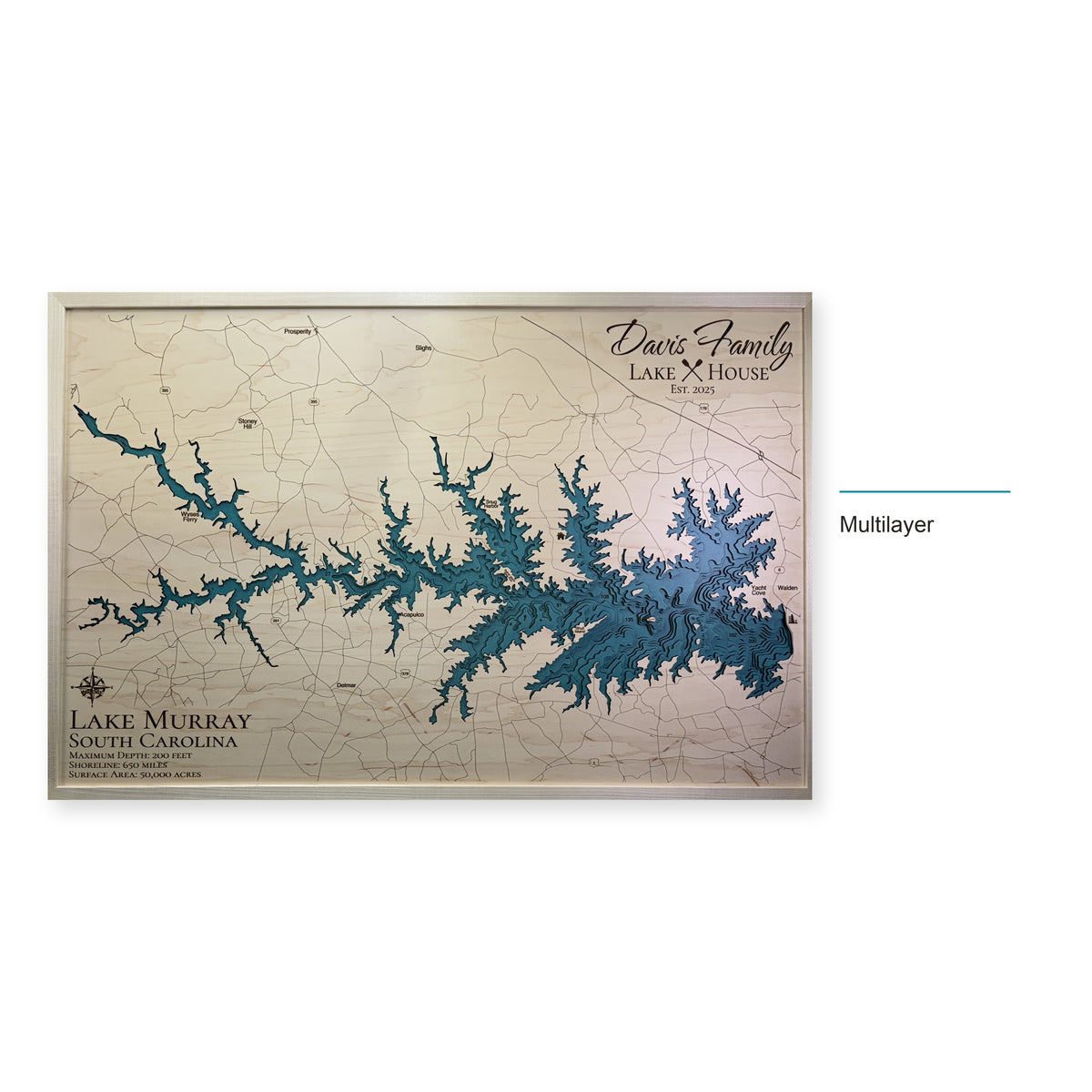 Murray Davis wood map — multilayer, layer option shown
