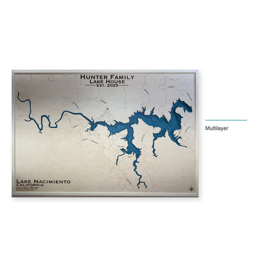 Nacimiento Hunter wood map — multilayer, layer option shown