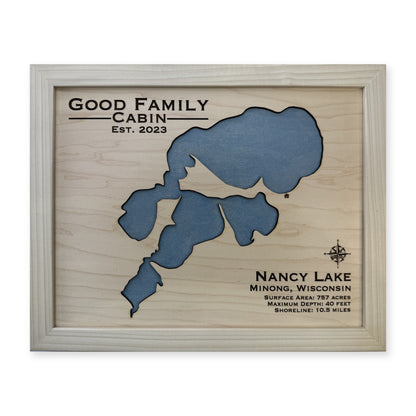Nancy Good wood map — single layer, white background