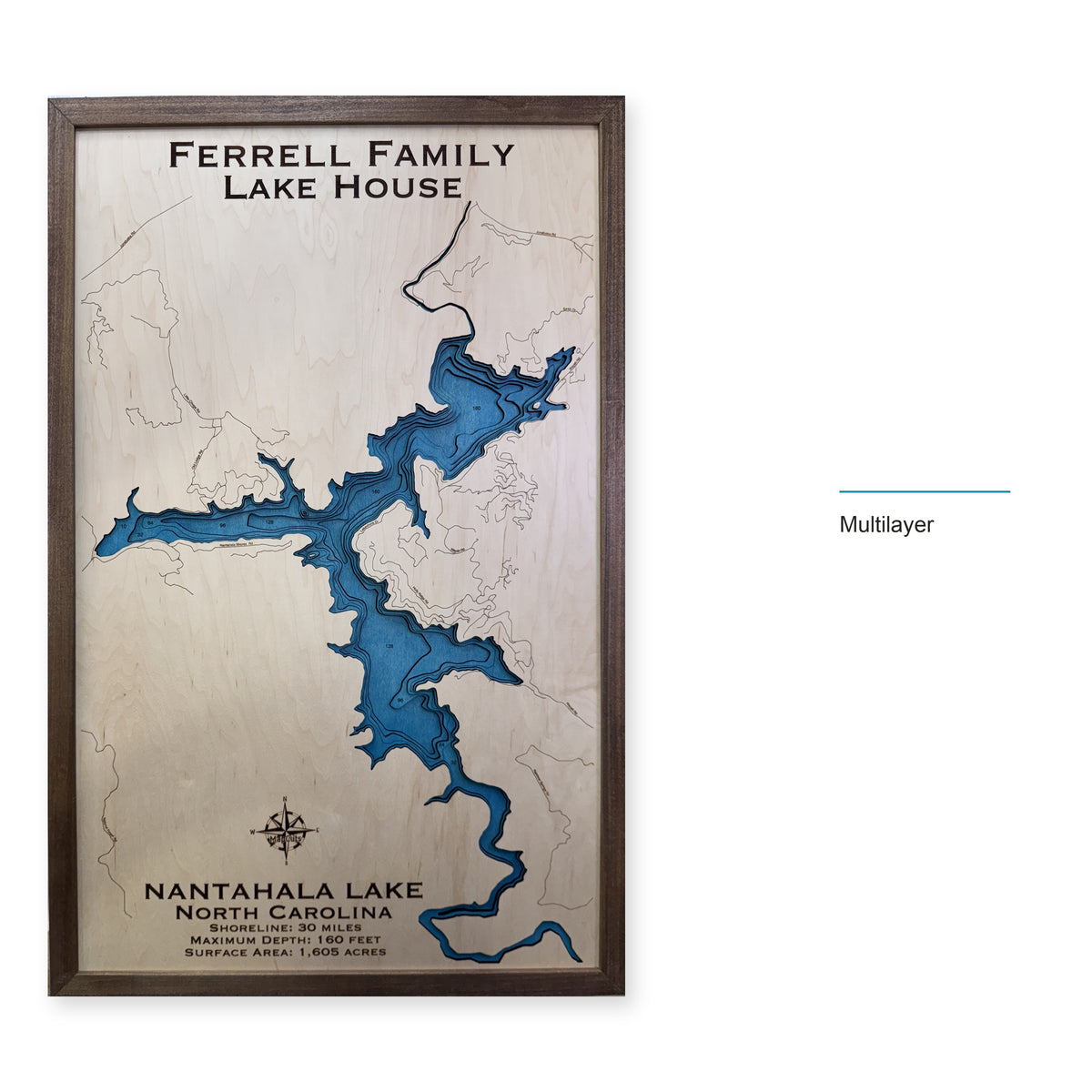 Nantahala Ferrell wood map — multilayer, layer option shown