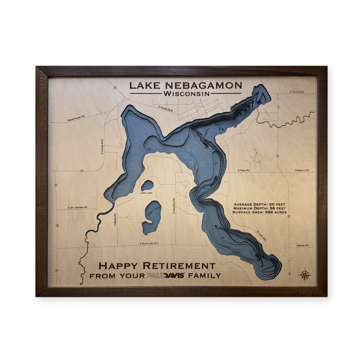 Nebagamon Retirement wood map — multilayer, white background
