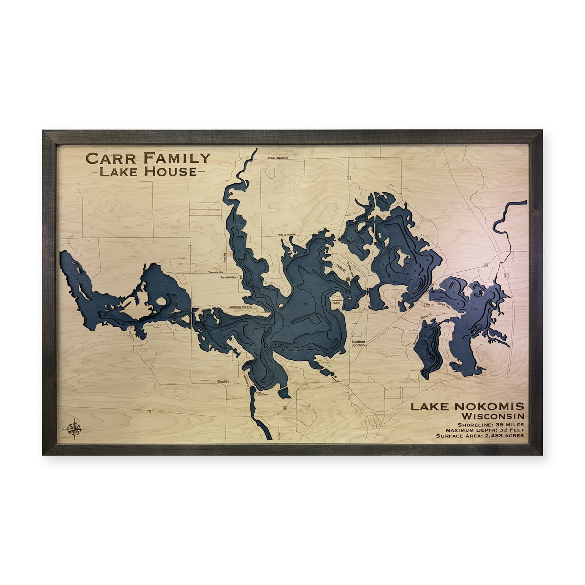 Nokomis Carr wood map — multilayer, white background