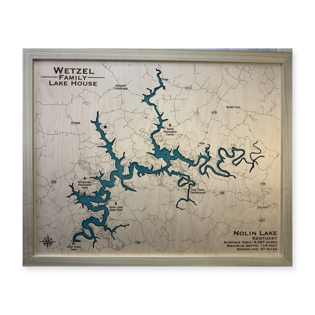 Nolin Wetzel wood map — single layer, white background