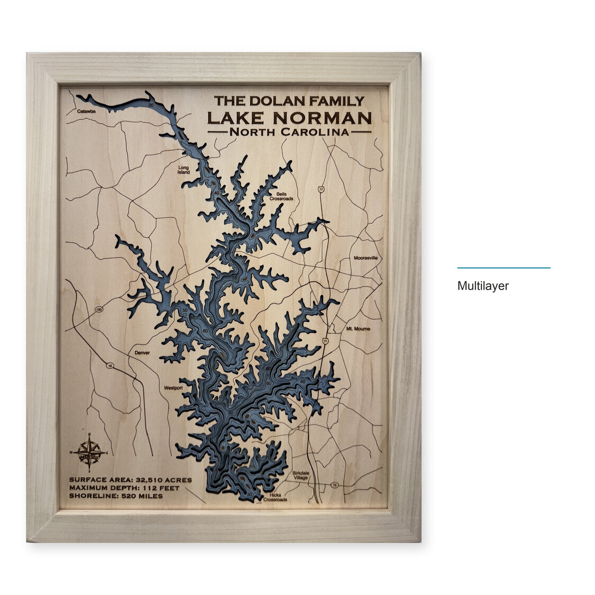 Norman Dolan wood map — multilayer, layer option shown