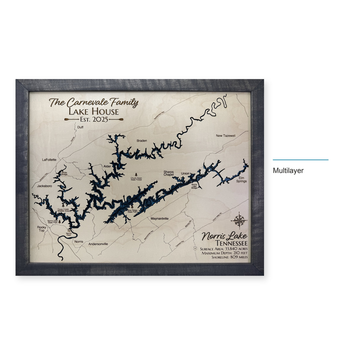 Norris Carnevale wood map — multilayer, layer option shown
