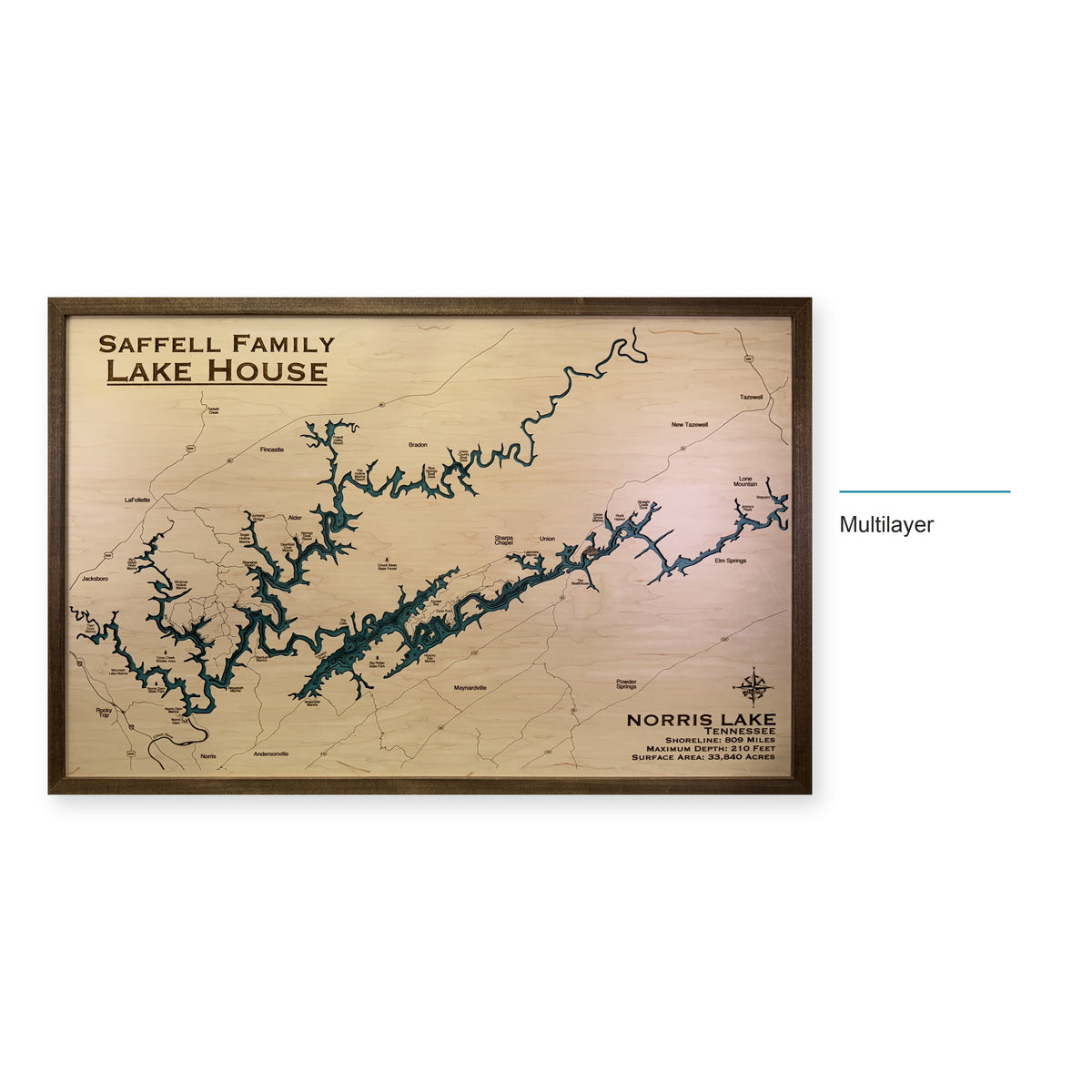 Norris Saffell wood map — multilayer, layer option shown