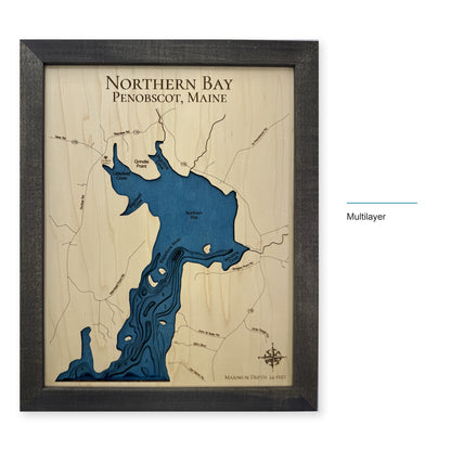 Northern Bay wood map — multilayer, layer option shown