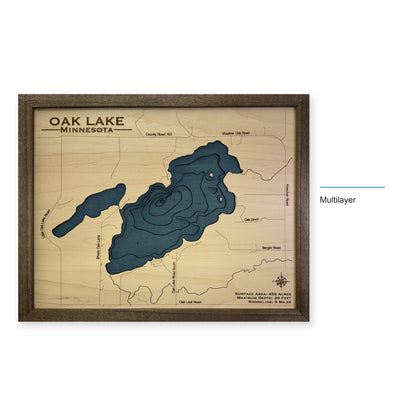 Oak Minnesota wood map — multilayer, layer option shown