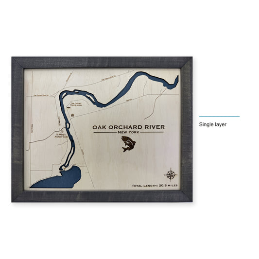 Oak Orchard River wood map — single layer, layer option shown
