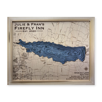 Oneida Firefly wood map — multilayer, white background