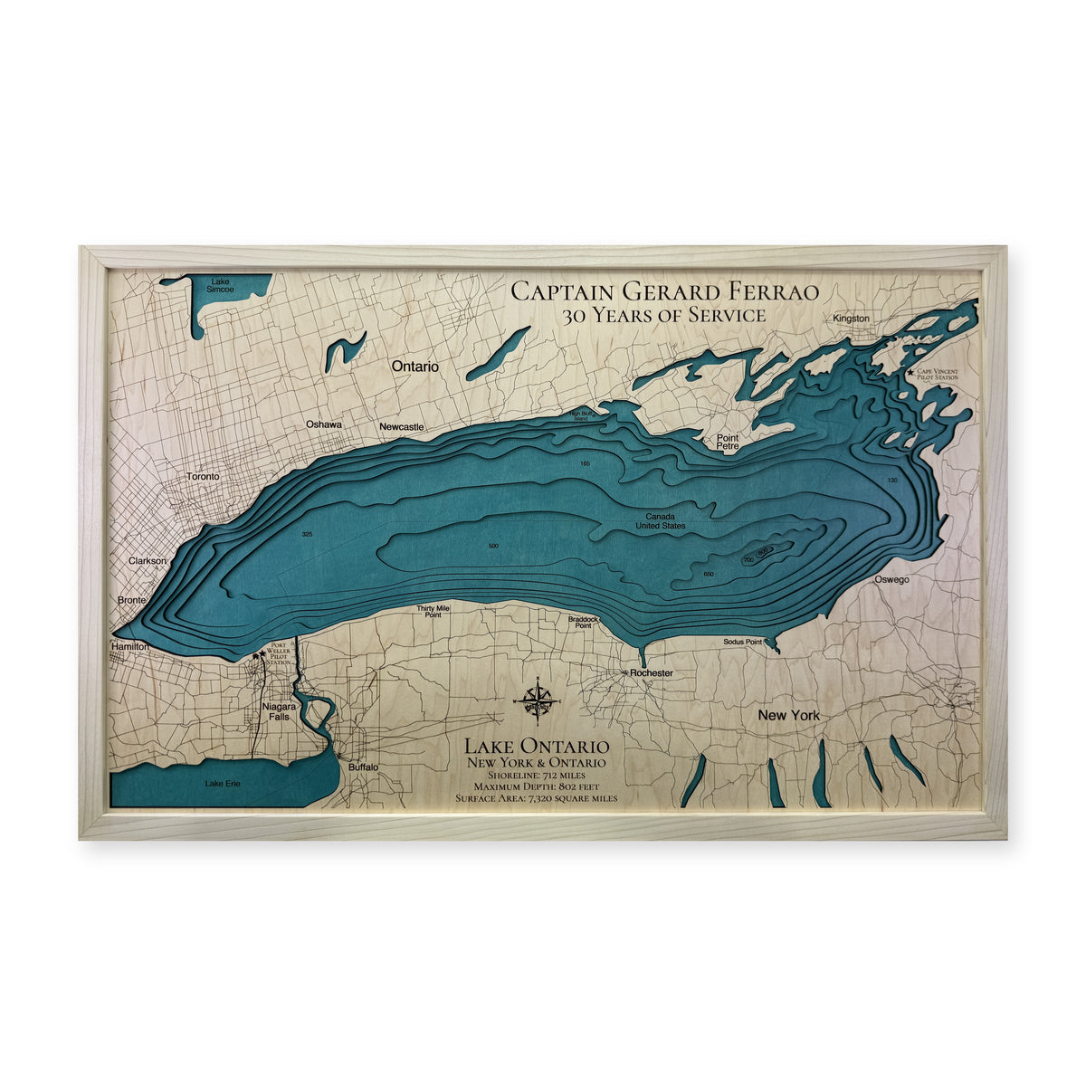 Ontario Ferrao wood map — multilayer, white background