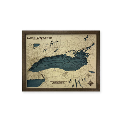 Ontario Kondakova wood map — multilayer, white background