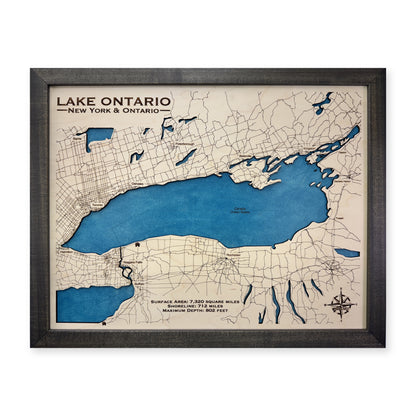 Ontario Pizarro wood map — single layer, white background