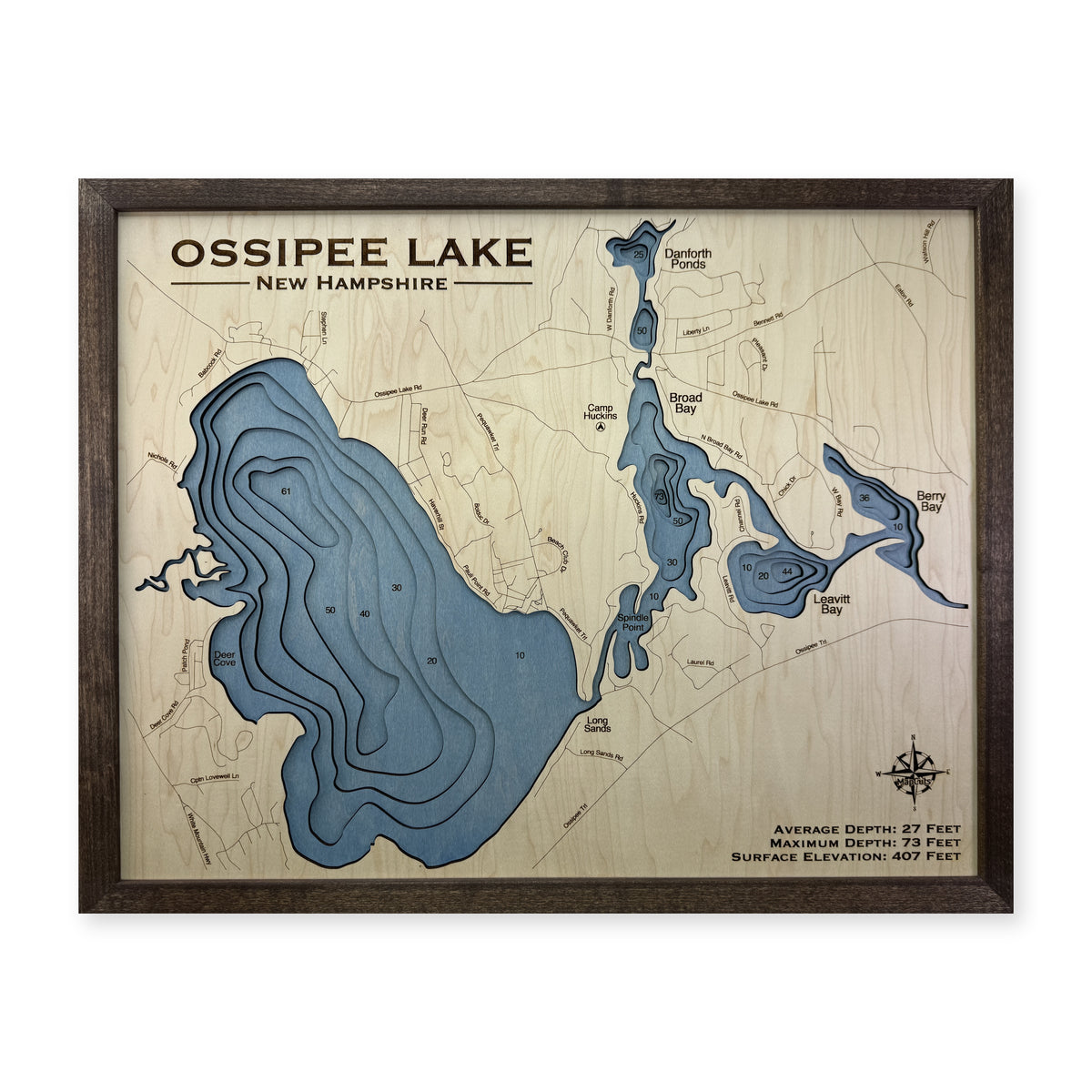 Ossipee Clapp wood map — multilayer, white background