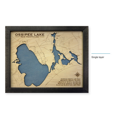 Ossipee Single wood map — single layer, layer option shown