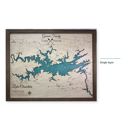 Ouachita Garner wood map — single layer, layer option shown